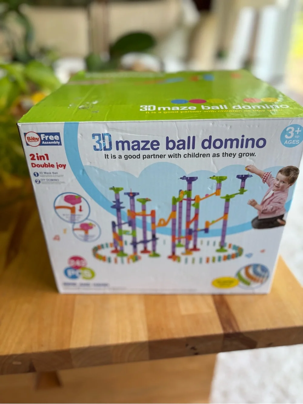 3D Maze Ball Domino Kids Toy - Multicolor